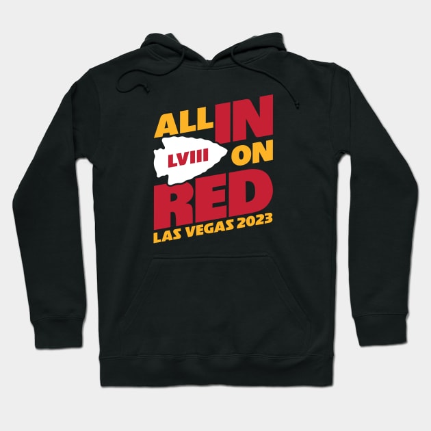 All In On Red Hoodie by bellamuert3